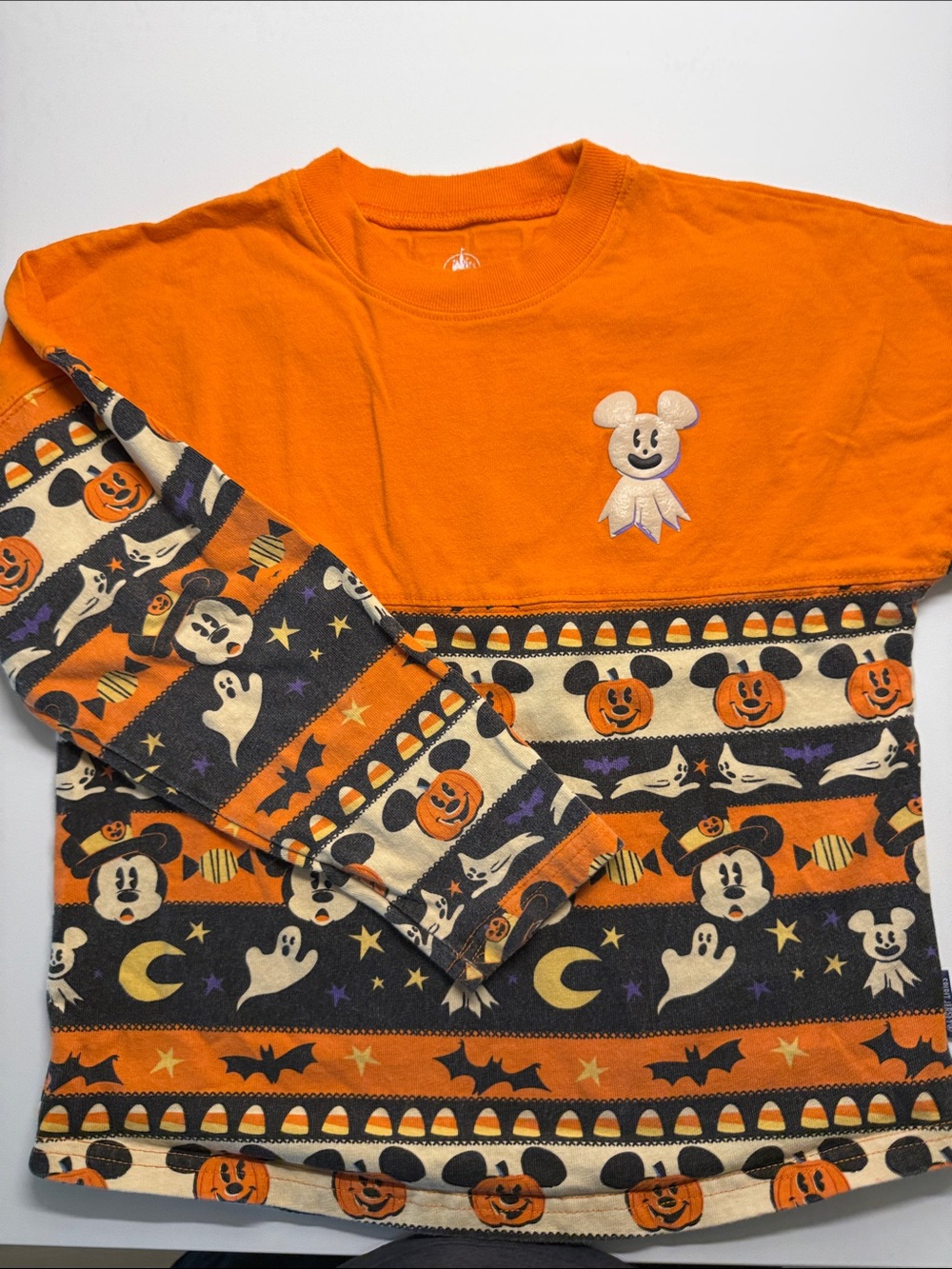 Disney Halloween spirit jersey with Mickey Patch